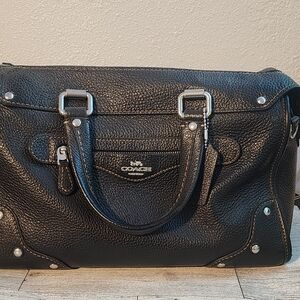 Coach Black Millie Satchel Bag